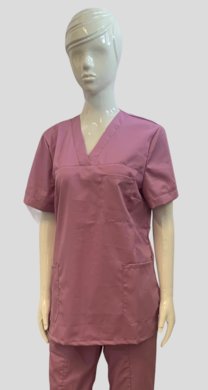 Košeľa chirurgická - dámska - fialová - VYROBENÉ NA SLOVENSKU