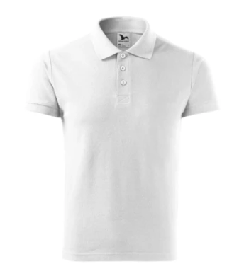Polokošeľa pánska MALFINI - COTTON HEAVY - biela