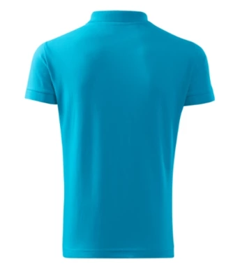 Polokošeľa pánska MALFINI - COTTON - tyrkysová