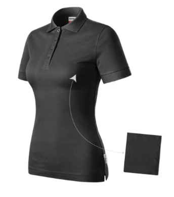 Polokošeľa dámska MALFINI - RESIST HEAVY POLO  (ebony grey)