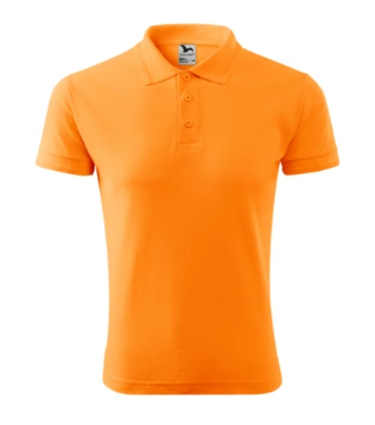 Pánska polokošeľa PIQUE POLO - MALFINI - veľkosť 3XL (mandarínková oranžová)