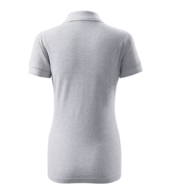 Polokošeľa dámska PIQUE POLO - MALFINI - svetlosivý melír