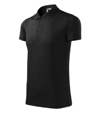 Polokošeľa unisex - MALFINI - VICTORY - čierna