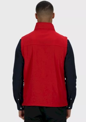 Softshellová vesta flux - červená