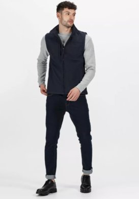 Softshellová vesta Flux - navy