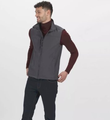 Softshellová vesta Flux - seal grey