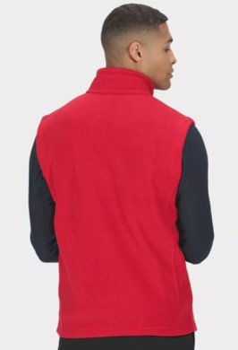 Micro fleece vesta - červená
