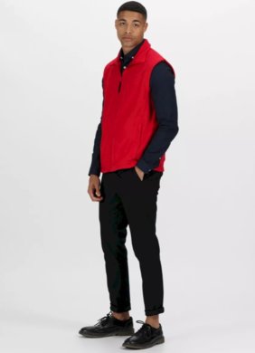Micro fleece vesta - červená
