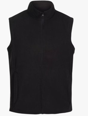 Micro fleece vesta - čierna