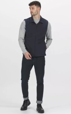 Micro fleece vesta - dark navy