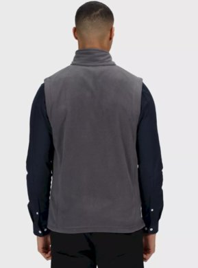 Micro fleece vesta - sivá