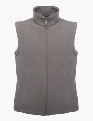 Micro fleece vesta - sivá