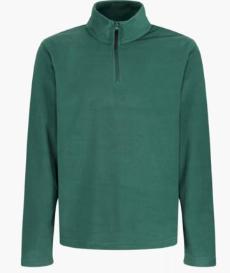 Mikina MICRO ZIP NECK FLEECE -  zelená