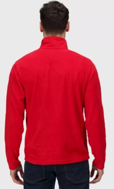 Mikina MICRO ZIP NECK FLEECE - červená