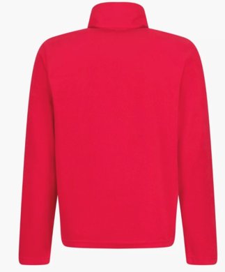 Mikina MICRO ZIP NECK FLEECE - červená