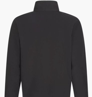 Mikina MICRO ZIP NECK FLEECE - čierna