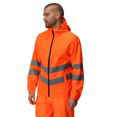 Pracovná bunda HI-VIS PRO PACKAWAY - CLASS 3 - TRW497 - oranžová