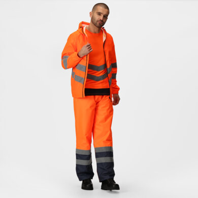 Pracovná bunda HI-VIS PRO PACKAWAY - CLASS 3 - TRW497 - oranžová