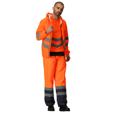 Pracovná bunda HI-VIS PRO PACKAWAY - CLASS 3 - TRW497 - oranžová