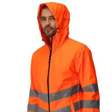 Pracovná bunda HI-VIS PRO PACKAWAY - CLASS 3 - TRW497 - oranžová