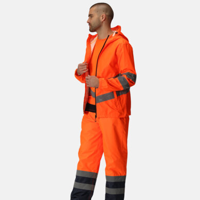 Pracovná bunda HI-VIS PRO PACKAWAY - CLASS 3 - TRW497 - oranžová