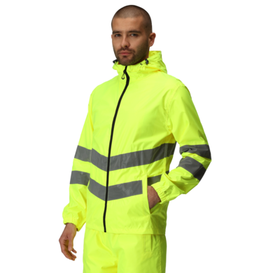 Pracovná bunda HI-VIS PRO PACKAWAY - CLASS 3 - TRW497 - žltá