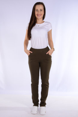 Tepláky Bortex  02 - čokoládové -  VYROBENÉ NA SLOVENSKU