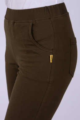 Tepláky Bortex  02 - čokoládové -  VYROBENÉ NA SLOVENSKU