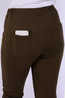 Tepláky Bortex  02 - čokoládové -  VYROBENÉ NA SLOVENSKU