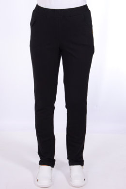 Tepláky Bortex  02 - čierne -  VYROBENÉ NA SLOVENSKU