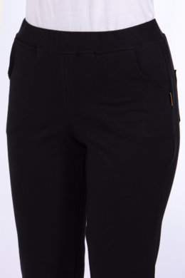 Tepláky Bortex  02 - čierne -  VYROBENÉ NA SLOVENSKU