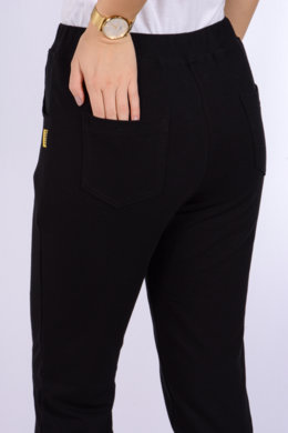 Tepláky Bortex  02 - čierne -  VYROBENÉ NA SLOVENSKU