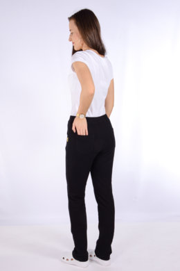 Tepláky Bortex  02 - čierne -  VYROBENÉ NA SLOVENSKU