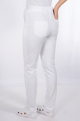 Tepláky Bortex  02 - biele -  VYROBENÉ NA SLOVENSKU