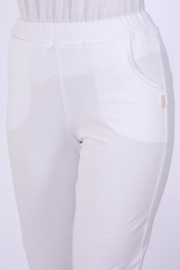 Tepláky Bortex  02 - biele - VYROBENÉ NA SLOVENSKU