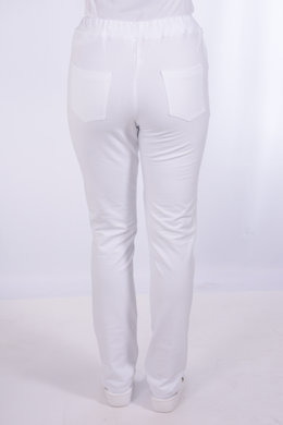 Tepláky Bortex  02 - biele - VYROBENÉ NA SLOVENSKU