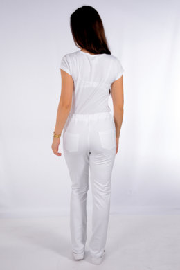 Tepláky Bortex  02 - biele - VYROBENÉ NA SLOVENSKU