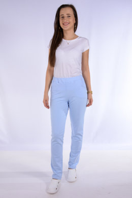 Tepláky Bortex  02 - svetlo modré -  VYROBENÉ NA SLOVENSKU