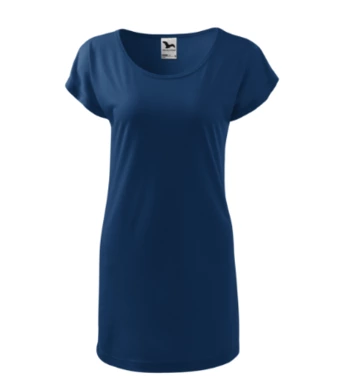 Tričko / Šaty LOVE - MALFINI - polnočná modrá