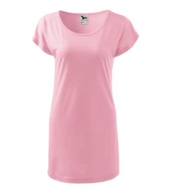 Tričko / Šaty LOVE - MALFINI - ružová