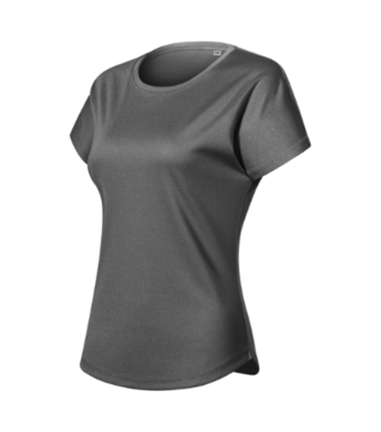 Tričko dámske - MALFINI - CHANCE (čierny melír)