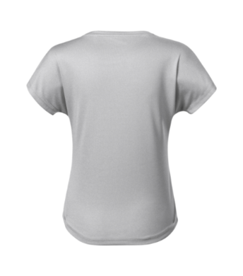 Tričko dámske - MALFINI - CHANCE (strieborný melír)