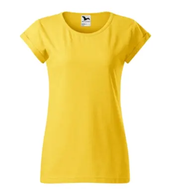 Tričko dámske - MALFINI - FUSION - žltý melír