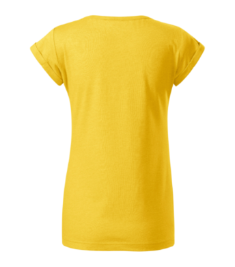 Tričko dámske - MALFINI - FUSION - žltý melír