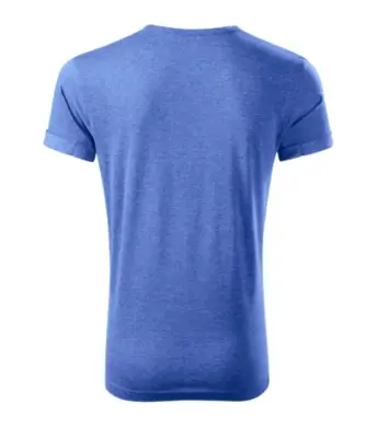 Tričko pánske - MALFINI - FUSION - modrý melír