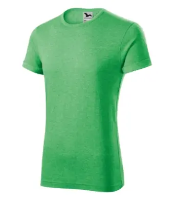 Tričko pánske - MALFINI - FUSION - zelený melír