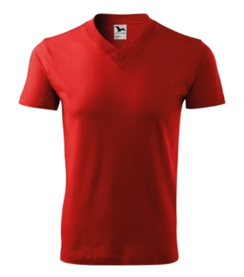 Tričko pánske V-NECK - MALFINI (červené)