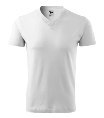 Tričko pánske V-NECK - MALFINI (biele)