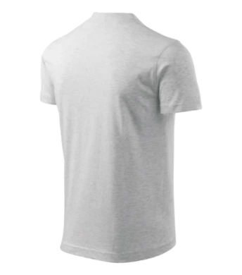 Tričko pánske V-NECK - MALFINI (svetlosivý melír)