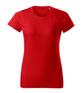 Tričko dámske BASIC FREE - MALFINI - červené